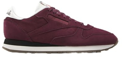Reebok Baskets Classiques Unisexes en Cuir, Black Cherry Chalk Black, 47 EU
