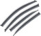 GLONHKDI Windschutzscheiben kompatibel for Mercedes Benz C W204 C350 Limousine 2008–2014, Zubehör, Windabweiser, Awing-Verkleidung, Autofenster, Visier, Regen, Augenbrauenschutz