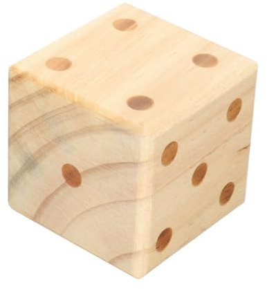 Sosoport Holzwürfel Mehrzweck Spielwürfel aus Holz Große für Gesellschaftsspiele Party Requisiten und Interaktive Unterhaltung Leicht und Langlebig Eckdesign