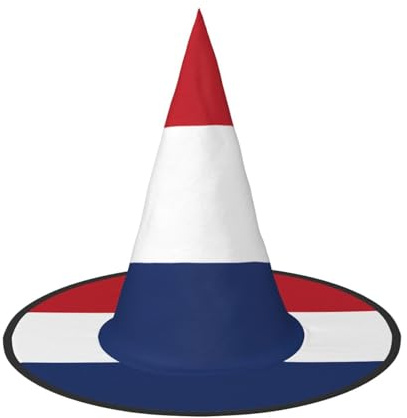 WXZYFP Niederländische Flagge. Dies ist ein faltbarer und tragbarer Halloween-Hut.