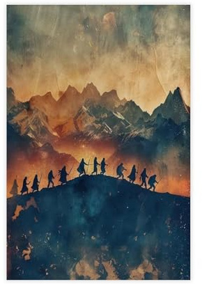IYTAFGYT Kunstdruck auf Leinwand, Herr der Ringe, 30 x 45 cm
