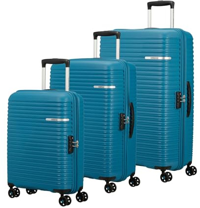 American Tourister Liftoff Trolley (SURF Teal, Set L/M/S)