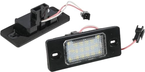 MIKKUPPA LED Kennzeichenbeleuchtung – Plug & Play Nummernschildbeleuchtung | VW Tiguan Passat Golf 5 Bora,Porsche,Skoda Fabia
