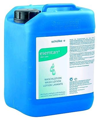Schülke esemtan® 5 Liter Waschlotion für alle Hauttypen | seifenfreie Hautreinigung für Gesicht und Körper | hautschonend und mild |