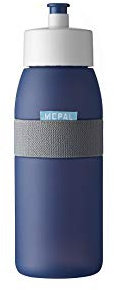 Mepal - Sportflasche Ellipse - Praktische Wasserflasche für Sport, Gym & Freizeit - Sport Trinkflasche mit weichem Ausgießer - Spülmaschinenfest & BPA-frei - 500 ml - Nordic Denim