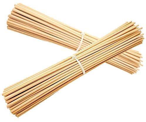 Rattanstäbchen Rattan Reed Diffuser - 100 stück - Länge 23cm - Dicke 3 mm für Raumduftöl Diffusor - Raumduft Stäbchen