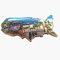San Francisco California USA 3D Kühlschrankmagnet, Heim & Küche Dekoration Aufkleber San Francisco USA Reise Souvenir Geschenk Kühlschrank Magnet
