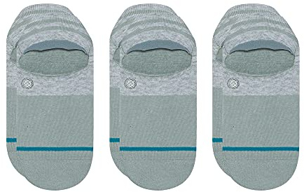Stance No Show Sock - Gamut 2-3 Pack (Heather Grey, Medium)