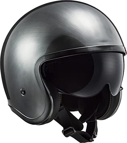 LS2, Jet-Motorradhelm Spitfire Jeans Titanium, L