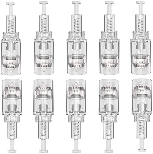 P-Beauty Cosmetic Accessories | Dermapen Nadelpatronen | Ersatz Nadelpatronen für Auto Derma Elektrik Pen | Microneedling | Gewinde Verschluss | Thread-Slot, Menge:20 Stück, Typen:42 Pins