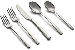 Cambridge Silversmiths Beacon Mirror Besteck-Set, 45-teilig, silber