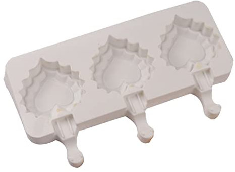 Hohlraum-Liebe geformte Silikon formen Reusable Ice Cube Formen mit Deckel Eisball-Hersteller Formen für Gefrier schrank mit Behälter für kühlende Cocktails, Whisky, Babynahrung, Schokoladen Weiß