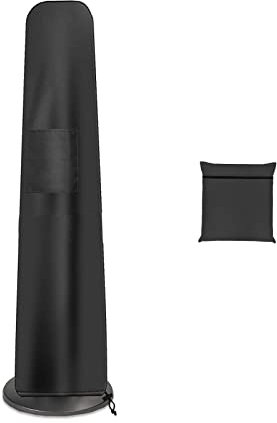 LSongSKY Tower Fan Cover, Waterproof And Dustproof Fan Cover, Suitable For Most Indoor Or Outdoor Portable Electric 42 Oscillating Tower Fans, 10 x 10 x 42 inches,Black