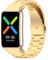 Yikamosi Bracelets Compatible avec OPPO Watch Free pour femmes et hommes,libération Rapide Bracelet de Remplacement en Acier Inoxydable Bracelet réglable en métal pour OPPO Watch Free,Or