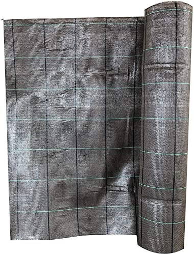 AlmaStore Telo Pacciamatura 1,05 x 20 Mt Professionale – Anti Erbacce Nero, Resistente e UV Stabilizzato per Orto, Aiuole e Giardino