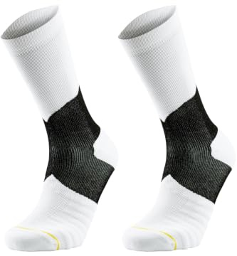 ROLLO SOCKS Team 5.0 2er Pack - Laufsocken mit gezielter Kompression, Running, Sprunggelenk stützend, Bandage Fußgelenk, Sportsocken, Für jeden Sport geeignet