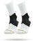 ROLLO SOCKS Team 5.0 White 2er Pack - Laufsocken mit gezielter Kompression, Running, Sprunggelenk stützend, Bandage Fußgelenk, Sportsocken, Für jeden Sport geeignet, Größe L (44-46)