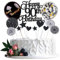 Jxuzh Cake Topper 90 Kuchendeko Geburtstag Schwarz Happy 90.birthday Kuchendeko 90.Geburtstag Tortendeko 90 Schwarz 90.Geburtstag Kuchen Deko 90 Geburtstag Frau Happy Birthday 90 Geburstagstorte Deko