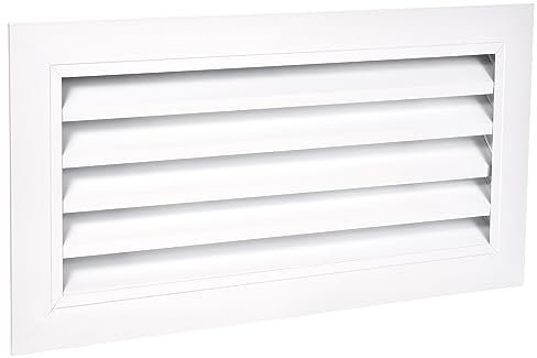 XUCHIL Griglia di Ventilazione a Forma Rettangolare in Lega di Alluminio con feritoia di Ventilazione 500x250mmbianca con Rete Metallica for 450x200mm Griglia Ventilazione