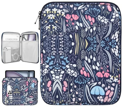 Dadanism 13 Pouces Housse Pochette pour Tablette pour iPad Pro 13 M4 2024, iPad Air 13 M3 M2, iPad Pro 12,9, Galaxy Tab S10+ Plus/S9 FE+/S9+ Plus 12,4, Remarkable Paper Pro 11,8, Nuit Bleu