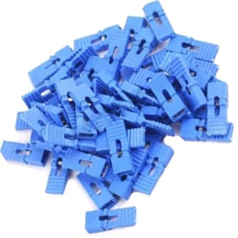 2,54 mm Standard-Stiftleiste, Jumper-Kappe, Verbindungsblock, Leiterplatten-Shunts, Kurzschlusskappe für Festplatten-Motherboards, DIY-Zubehör, Jumper-Kappe, 120 Stück (blau)