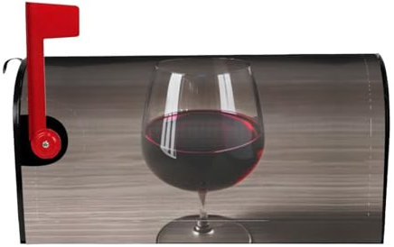 Briefkastenabdeckungen für Weinflaschen, Glas, magnetisch, Standardgröße 45,7 x 53,3 cm, Urlaub, Garten, Briefkästen, Dekorationen für den Außenbereich