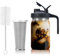 Cold Brew Coffee Maker 32Oz Cold Brew Pitcher Cold Brew Coffee Maker Filtro con Filtro Super in Acciaio Inossidabile per caffè Ghiacciato, tè A
