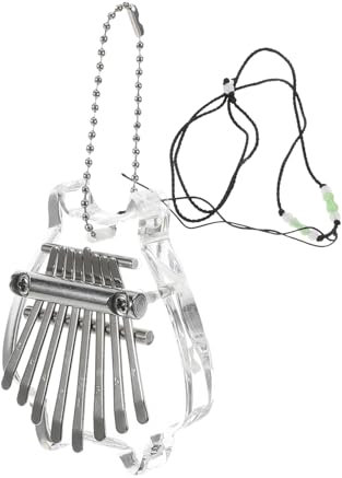 Garneck Transparentes Fingerpiano Kalimba Für Anfänger Mini-daumenklavier Einfach Zu Spielendes Fingerinstrument Klarer Tragbar Geeignet Für Übung