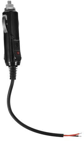 TOPBATHY Car Cigarette Lighter Extension Lead Plug Adapter for Air Compressors Rvs Trucks Conversion Cable for Convenient DIY Use