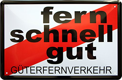 Mando a distancia rápido bien Transporte de Mercancías Trucker Truck Brummi 20 x 30 cm placa de 1334