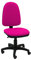 La Silla de Claudia - Silla giratoria de Escritorio Torino para oficinas y hogares ergonómica con Ruedas de parquet (Rosa Fucsia)