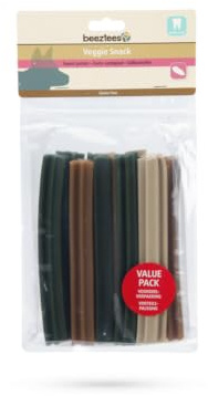 Beeztees Veggie Stange Mix, Hundesnack, 18 cm, 500 g
