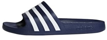 adidas Unisex adulto Adilette Aqua Slides, Dark Blue / Cloud White / Dark Blue, 37 EU