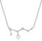 VIKI LYNN Women 925 Sterling Silver Created Opal Leo Zodiac Necklace Star Sign Jewellery