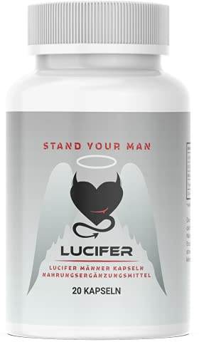 Lucifer Premium MÄNNER Kapseln | für echte Männer, rezeptfrei, perfekt für die Lust, Standhaftigkeit und länger Sex