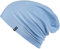 Enter the Complex® Leichte Beanie Mütze, Herren und Damen, Übergangsmütze, Sommer Beanie, Dünne Kopfbedeckung, Baumwolle (Jersey) S/M, Stone Blue