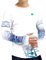 Schwimm Tshirt Herren UV Shirt Herren Wasser Langarm Weiß Violett M