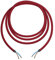 ledscom.de Textilkabel, 3 m, weinrot, 2 x 0,75 mm², H03VV-F Textilummantelung