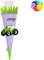 alles-meine.de GmbH Bastelset - Schultüte Farbe & Größe wählbar 70/85 / 100 cm - Traktor - Farbe frei wählbar - Bastelschultüte - Zuckertüte zum selber Basteln Bemalen Bekl..