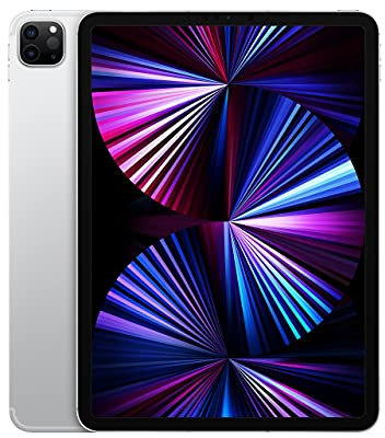 2021 Apple iPad Pro (11-pulgadas, Wi-Fi + Celular, 128GB) Plata (Reacondicionado)