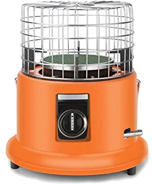 STCK Chauffage à Gaz Butane Portable, Mini Chauffage au gaz 2-en-1, Chauffage de Camping, Chauffage Multifonctionnel pour Bateau, Yacht, Camping Et Randonné (Couleur : Orange, Type : A)