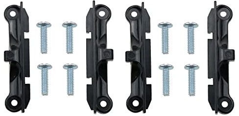 ZZHXSM 4pcs CPU Fan Support Bracket with 8pcs Mounting Screws for AM4 Socket, Black