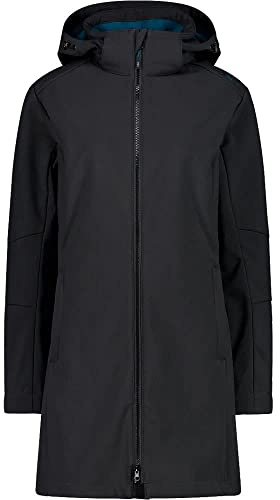 CMP, Woman Parka Zip Hood, Woman, Antracite-Deep Lake, 40