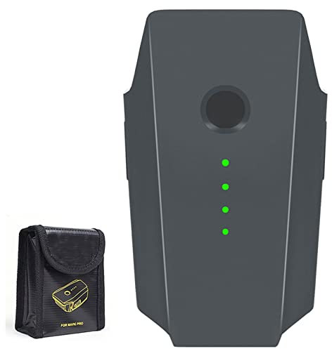MVMOD Mavic Pro Akku, 11,4V 3830mAh Intelligent Flight Li-Polymer Ersatzakku für DJI Mavic Pro Platinum, DJI Mavic Pro Alpine White Drone mit sicherer Tasche (Nicht für Mavic 2 geeignet)
