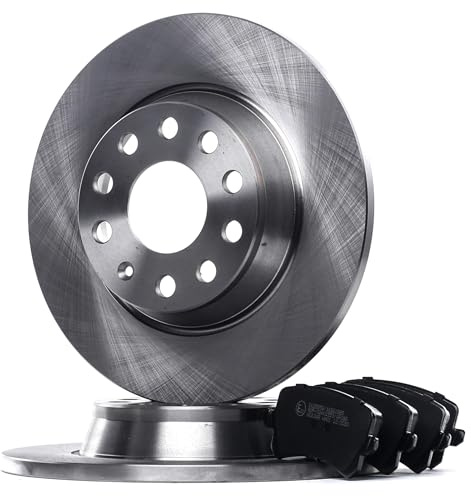 STARK Bremsen Satz Hinten 282mm Bremsscheiben und Beläge Komplett für VW Golf V Schrägheck (1K1) GOLF VI (5K1) TOURAN (1T1, 1T2) Passat Variant (3C5) TIGUAN (5N) GOLF PLUS (5M1, 521)