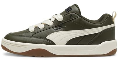 PUMA Unisex Park Lifestyle Sneaker, Dark Olive-Sugared Almond, 39 EU
