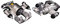 HELLA PAGID 8AN 355 797-621 Pinza freno - AN9762 - Sistema frenante: Brembo - Pezzo nuovo senza vuoto a perdere - per es. NISSAN / OPEL / RENAULT / VAUXHALL