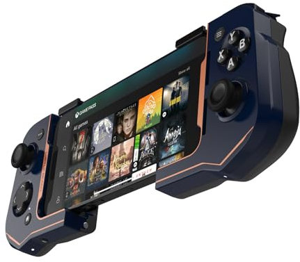 Turtle Beach Atom Mobiler Spiele-Controller mit Bluetooth für Cloud Gaming auf iPhones – Kobaltblau