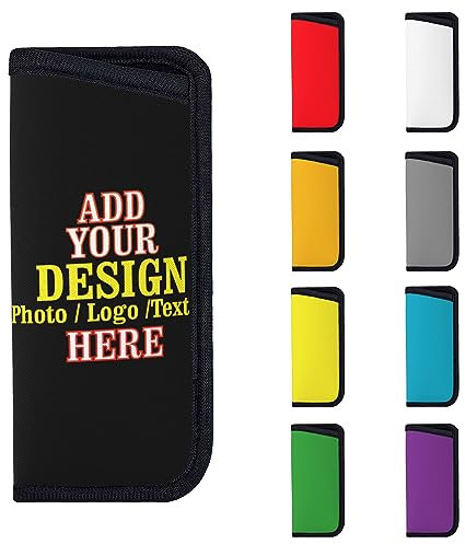 Lawenp Custodia per occhiali personalizzata Custodia per occhiali personalizzata Progetta la tua foto Nome Logo Borsa per occhiali da sole morbida portatile Regalo per le donne