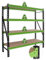 TRUTZHOLM Industrieregal Milo mit 4 Fachböden 4 to Traglast 200x190x60 cm erweiterbar steckbar Lagerregal Werkstattregal Industrieregalsystem Schwerlastregal Steckregal